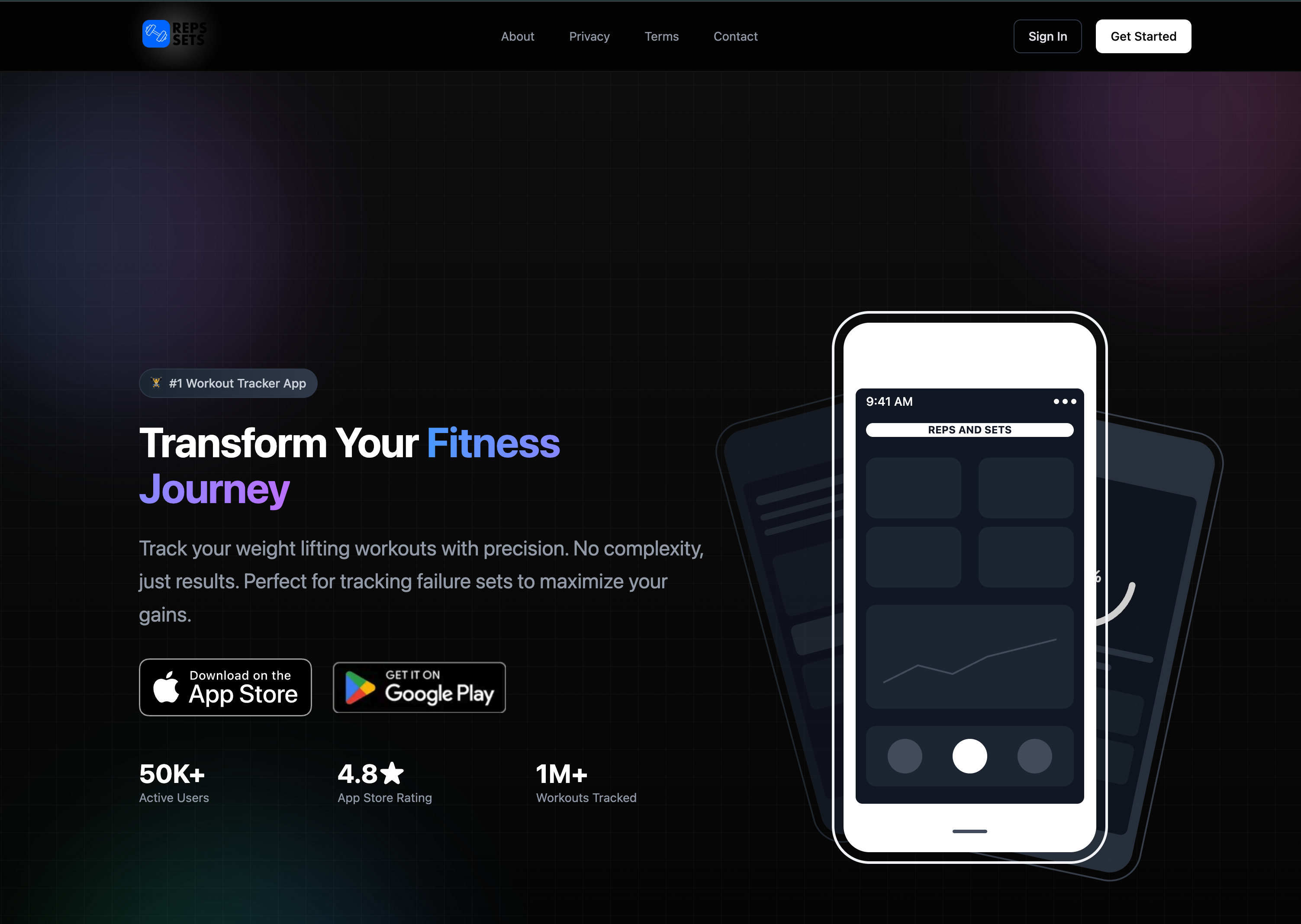 Reps and Sets: Professional Workout Tracking